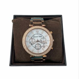 Michael kors rose gold watch